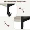 thumbnail image 3 of Printer Stand,Heavy Duty Printer Stand with Wheels and Charging Station for Home Office,Fax Machine,Scanner, 3 of 8