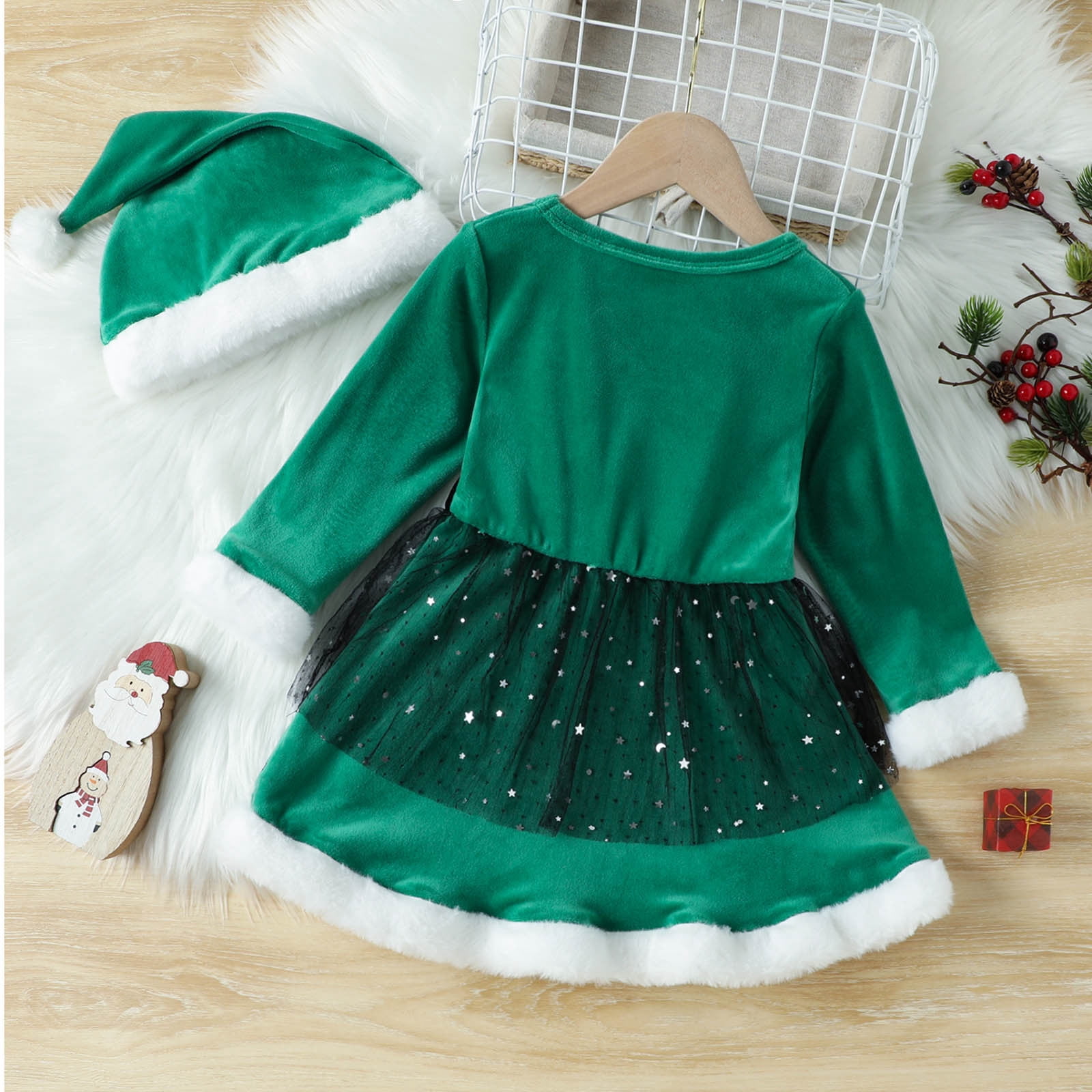 green emerald velvet dress Amazon.com: Bonnie Jean Girl's Holiday Christmas Dress