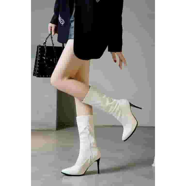 OKBOP Women's Middle Mid Calf Boots-Non Slip Shoes for Women OKBOP Women's Middle Mid Calf Boots-Non Slip Shoes for Women