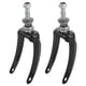thumbnail image 1 of ColoMX 2 piezas de repuesto para soporte de horquilla de rueda delantera, soporte de freno de mano para silla de ruedas, rodamiento de horquilla delantera para silla de ruedas, 1 of 7