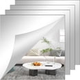 thumbnail image 4 of Soft Mirror, Whole Figure Wall Decal With Reflective Effect, for Decorative Space Enhancement, Silver, 4 of 7