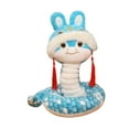 thumbnail image 3 of Juguete de peluche de serpiente para el Año Nuevo chino 2025, adorno de peluche, regalo, figura de serpiente Azul 25cm, 3 of 9