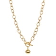 thumbnail image 1 of Femmes Collier 14K Plaqué Or avec Pendentif Boule, 1 of 1