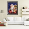 thumbnail image 3 of Santa Claus 5D bricolaje completo redondo taladro diamante pintura bordado conjuntos de costura FLhrweasw Nuevo, 3 of 8