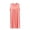 Pink, variant on Women's Sleeveless Modal Nightgown, Loose Fit Round Neck Home Wear with Elegant Lace and Belt Design, Solid Color Sleepwear for Casual Party and Daily Occasions, Comfortable Bathrobe for Women