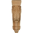 thumbnail image 2 of Ekena Millwork 3 1/2"W x 9"D x 12"H Medium Hudson Acanthus Wood Corbel, Alder, 2 of 4