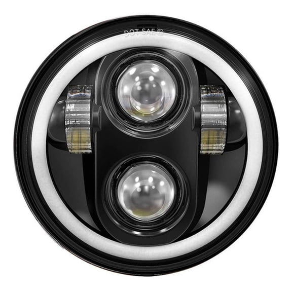 Applies to Harley LED Headlight 5 3/4 LED Daymaker 5.75 DRL Angel Eyes