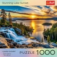 thumbnail image 2 of Trefl Red Stunning Lake Sunset 1000 Piece Puzzle, 2 of 5