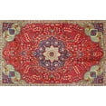 thumbnail image 1 of Ahgly Company Machine Washable Indoor Rectangle Traditional Red Area Rugs, 8' x 10', 1 of 7