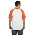 thumbnail image 2 of Baseball Short Sleeve Tee 2.0 L White/Orange, 2 of 3