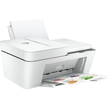 HP - DeskJet 4155e Wireless All-In-One Inkjet Printer with 3 months of Instant Ink Included with HP+ - White