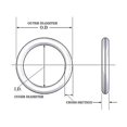 thumbnail image 3 of 100 Pcs CS 1.78mm Joints Toriques en Caoutchouc NBR Joint Torique en Caoutchouc Joint d'Étanchéité Joint de Rondelle Joint d'Huile (Diamètre Intérieur : 2.9mm (100 Pcs)) OneColor ID 2.9mm (100 Pcs), 3 of 4