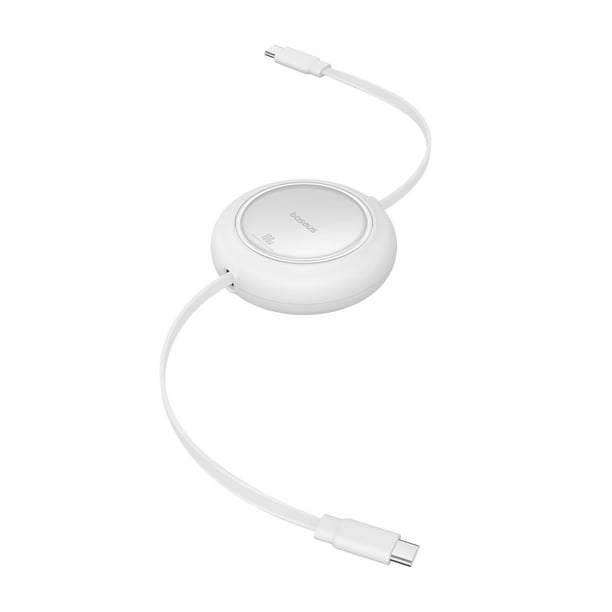 Cable USB C Baseus de 100 W y 2 m de carga rápida retráctil