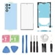 thumbnail image 1 of Cubierta de Vidrio Trasera Cubierta de Vidrio de Pantalla Exterior Delantera con Kits de Herramientas de Mantenimiento Profesionales para Samsung Galaxy S22 Ultra 5G Azul, 1 of 8