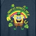 thumbnail image 3 of SpongeBob SquarePants - Spongebob Happy St Patricks Day - Women's Lightweight French Terry Long Sleeve Shirt, 3 of 6