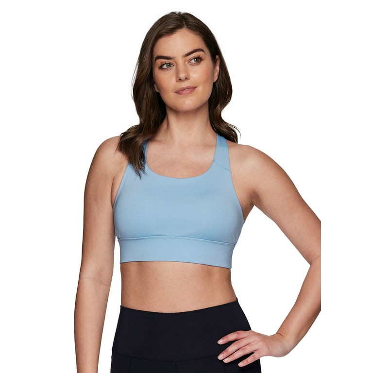 RBX Active Women's Low/Medium Impact Breathable Strappy Back Sports Bra 