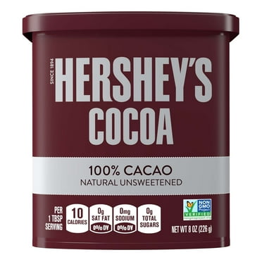 2 Pack - Hershey's Natural Unsweetened Cocoa Powder - 8 oz Packaging may vary