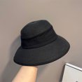 thumbnail image 1 of LinYooLi Summer Straw Woven Diamond Lettered Fisherman's Hat, Women's Sun Shading And Sun Protection Straw Hat, Beach Vacation Versatile Beach Hat Trend, 1 of 9