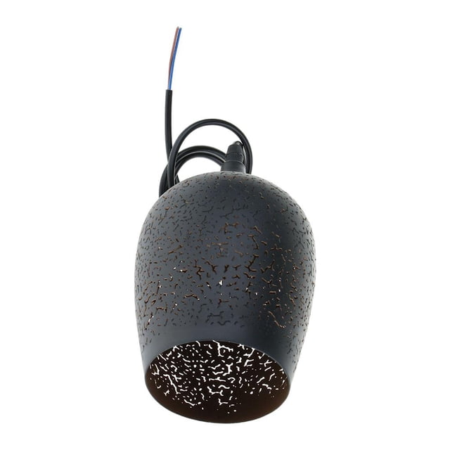 de lámpara de metal para luces colgantes candeliere industrial Accesorio de tejado Pantalla de lámpara Forma de jarrón de hierro Zulema Pantalla de luz de techo