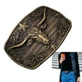 thumbnail image 2 of Vintage Metal Buckle for Men Engraved Bullhead Waist Belt Buckle for Pants Ethnic Belt Clasp Waistband Accessories, 2 of 9