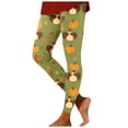 thumbnail image 2 of Thanksgiving Leggings for Women Elastic High Waist Tummy Control Festive Print Tights Pants Workout Yoga Pants, 2 of 5