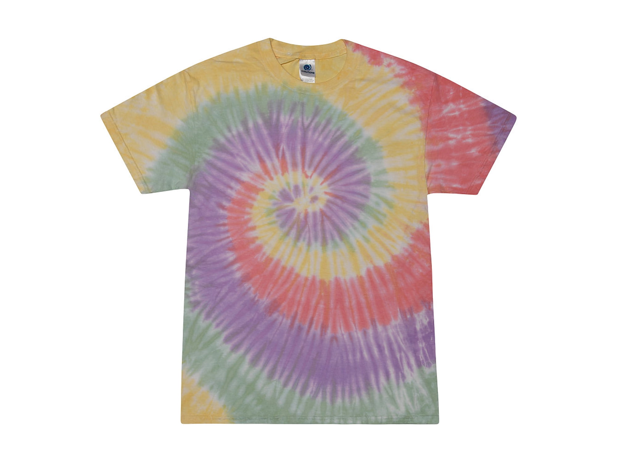 Colortone Tie Dye T-Shirts Pastel Colors Adult S to 5XL, Men, 100% ...