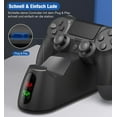 thumbnail image 3 of PS4 Controller Charger Charging Station for Playstation 4, PS4 Charger Dock Wireless Remote Charger Compatible with Dualshock 4 Controller, Stable PS4, 3 of 6