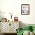 11x11 Shadow Box Frame with Soft Linen Back - Metal Push Pins Included ...