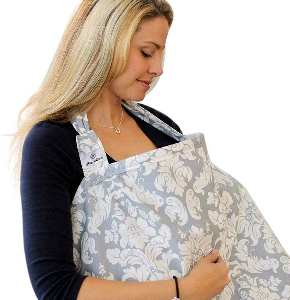 Nursing Covers for Breastfeeding,Lightweight Breathable Cotton Privacy