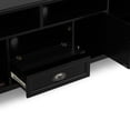 thumbnail image 3 of Simpli Home Burlington 72 inch Wide Solid Wood TV Stand in Black For TVs up to 80 inches, 3 of 13