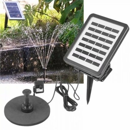 solar fountain led pond decoration pool mini garden water light