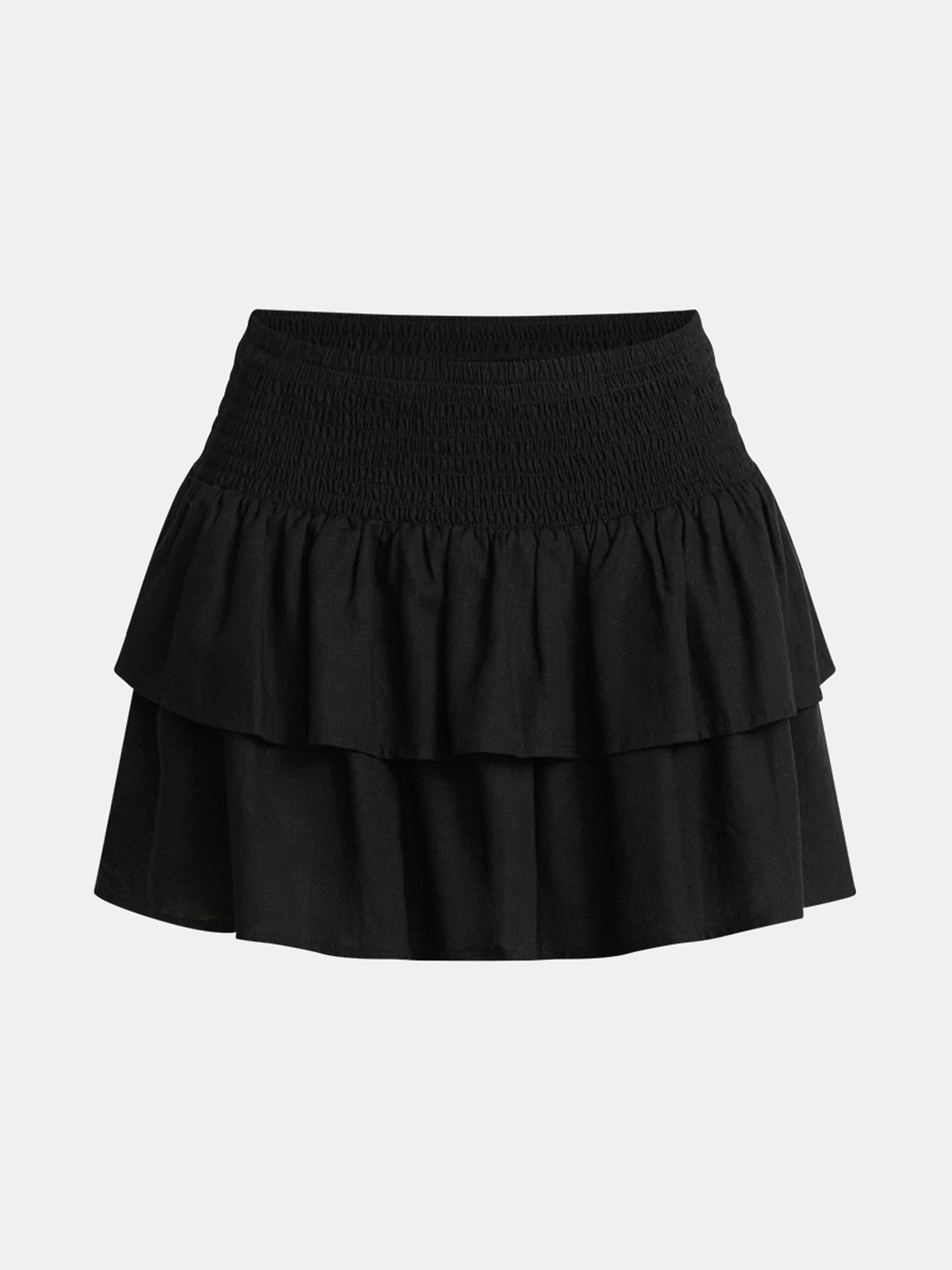 No Boundaries Tiered Mini Skirt, Women's