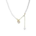 thumbnail image 2 of Collier Cœur en Perles - Collier Amour Goutte d'Huile, 2 of 6