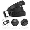 thumbnail image 4 of GAEKEAO Ratchet Belt for Men Genuine Leather 1 3/8" - Micro-Adjust Buckle Trim to Fit Dress Belt Casual to Formal Gift Boxed, 4 of 11