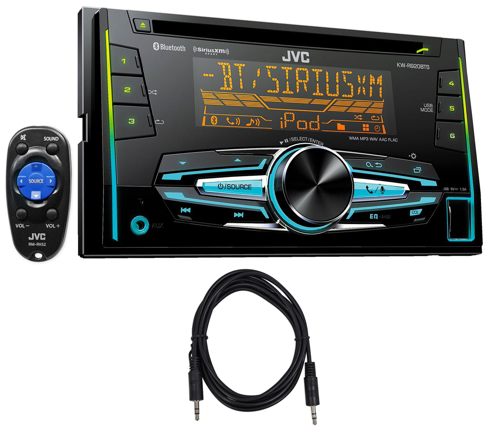 VW POLO 2009>14 Bluetooth car radio complete upgrade package USB AUX KW-R920BT 
