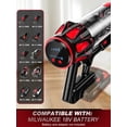 thumbnail image 4 of Cordless Vacuum Cleaner for Milwaukee Battery, 45KPA 400W Vacuum Cleaners for Home, Self-Standing Stick Vac w/ LED Display, Anti-Tangle Lightweight Vacuum for Carpet, Floor, Car(Battery Not Included), 4 of 10