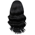 thumbnail image 2 of XIAQUJ Long Wave Black Headband Wig for Women, 2 of 9
