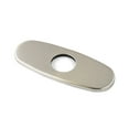 thumbnail image 2 of Luxier  6 in Bathroom Sink Faucet Hole Cover Deck Plate Escutcheon Matte Black, 2 of 5