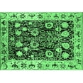 thumbnail image 1 of Ahgly Company Indoor Rectangle Oriental Emerald Green Traditional Area Rugs, 2' x 3', 1 of 4