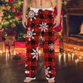 thumbnail image 2 of ANINEO Mens Christmas Casual Pants Pajama Pants With Drawstring And Pockets Christmas Pants Solid Color Stylish Male Slacks, 2 of 6
