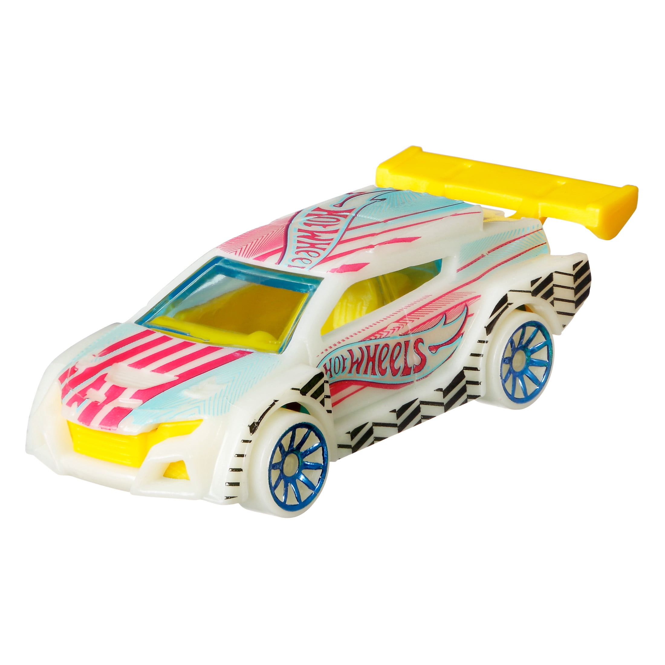 Hot Wheels Monster Trucks Glow In The Dark Multipack, 10 Toy 1:64 Vehicles: 5 Trucks & 5 Cars