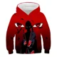 thumbnail image 1 of Sudadera con capucha con estampado 3D de Anime Akatsuki para niños, ropa de calle informal de manga larga con capucha y estampado de Kakashi, 1 of 2