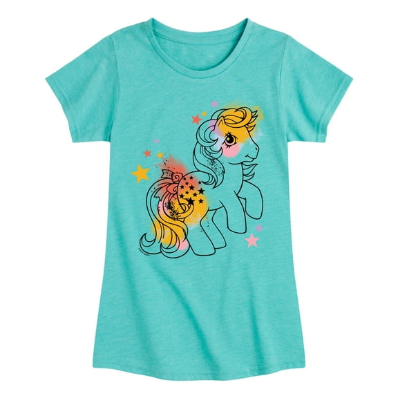 My Little Pony - Blue Belle Graffiti - Girls Fitted Short Sleeve Tee