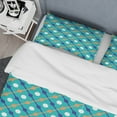thumbnail image 4 of Designart 'Retro Pattern Abstract Design XV' Mid-Century Modern Duvet Cover Set, 4 of 4