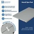 thumbnail image 6 of Confer Plastics Handi Spa Pad 32"x48" Connectable Hot Tub Mat, Gray, 3 Pack, 6 of 8