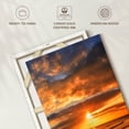 thumbnail image 6 of Elephant Stock Sunset Over The Beach Wall Art - Vertical Canvas Wall Art - Living Room Wall Decor - Beach Canvas - Orange And Blue Decor By Adrian Campfield - 16" x 24", 6 of 8