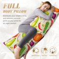 thumbnail image 4 of Body Pillow Cover - Asparagus vegetable Super Soft Body Pillow Cover with Zipper, Comfortable Body Pillow Pillowcase, Body Pillow Case Cover 20 x 54, 4 of 7