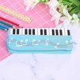 thumbnail image 4 of Musical Notes Piano Keyboard Pencil Case, Large Capacity Pen Bags Stationery Office, 4 of 5