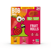 Bob Snail Fruit Rolls Gluten-Free Variety pack Strawberry-Mango, 8.50 oz, 24 pouches