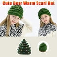 thumbnail image 2 of Punto De Árbol De Navidad, Gorro De Punto Cálido Unisex, Gorro De Ganchillo De Otoño E Invierno Speravity HA042710-02, 2 of 6